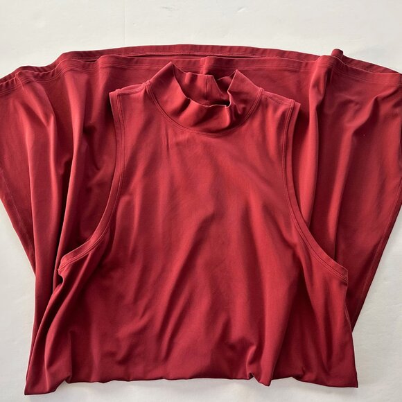 Lululemon All Aligned A-line Dress Chianti Red Nulu Size 12 Swing Loose $118 - Picture 2 of 6